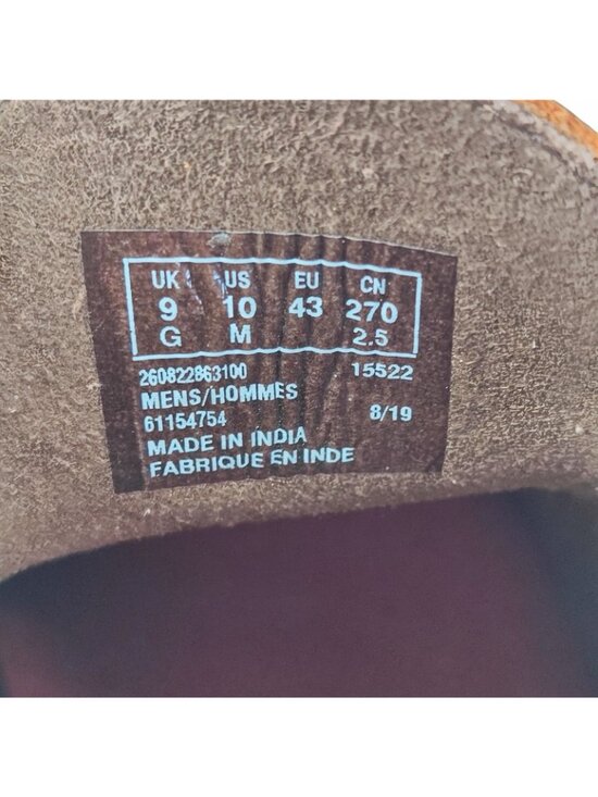 Clarks Bushacre 3 Men’s Size 10 US Boots Leather Brown Chukka 26082286 main image 6